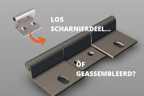 Scharnierdeel los of geassembleerd